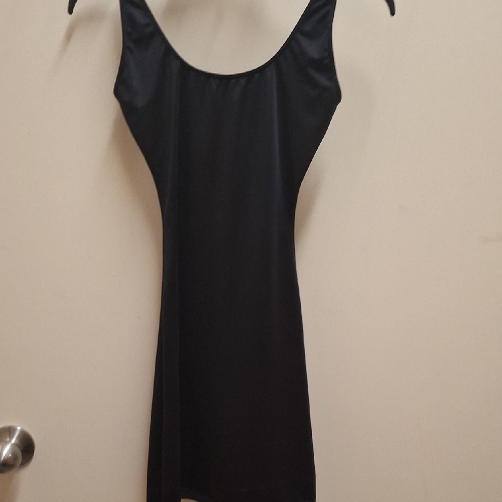 SPANX Black Shaper Slip.